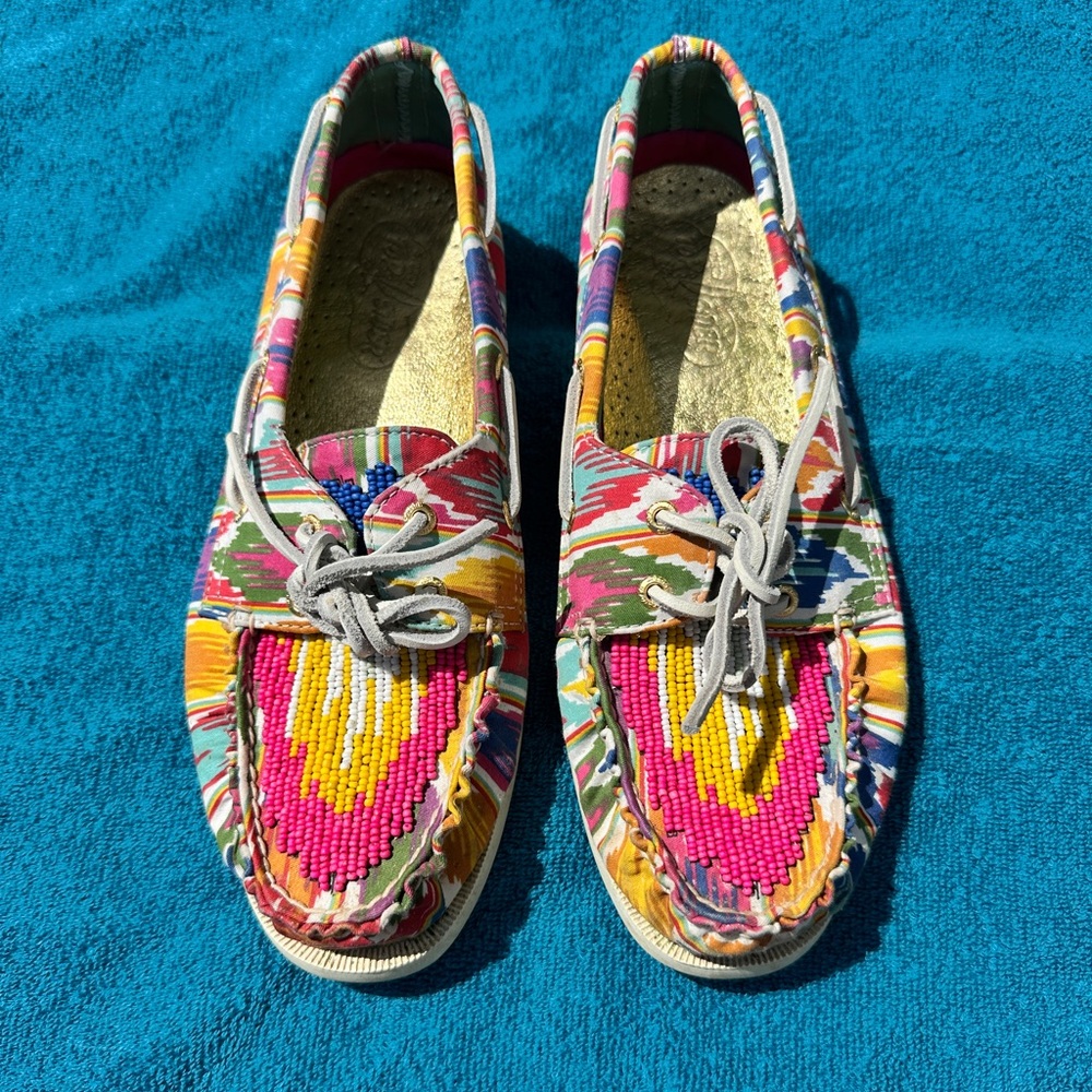 Sperry Multicolor Beaded shoe - 
Women size 10